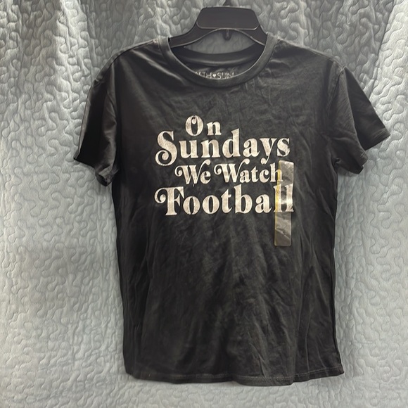 Fifth Sun Tops - On Sundays, we watch football T-shirt
